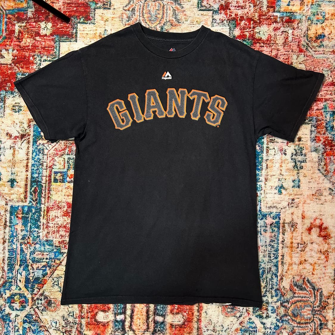 [M] 마제스틱 샌프란시스코 자이언츠 로고 프린팅 반팔 상품이미지1