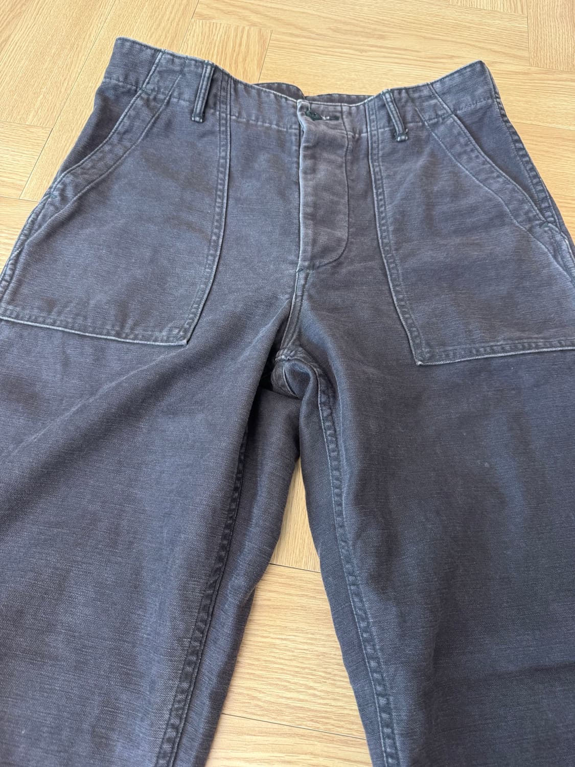 오어슬로우 퍼티그 팬츠 블랙스톤워싱 / M(2) / 레귤러핏 상품이미지3