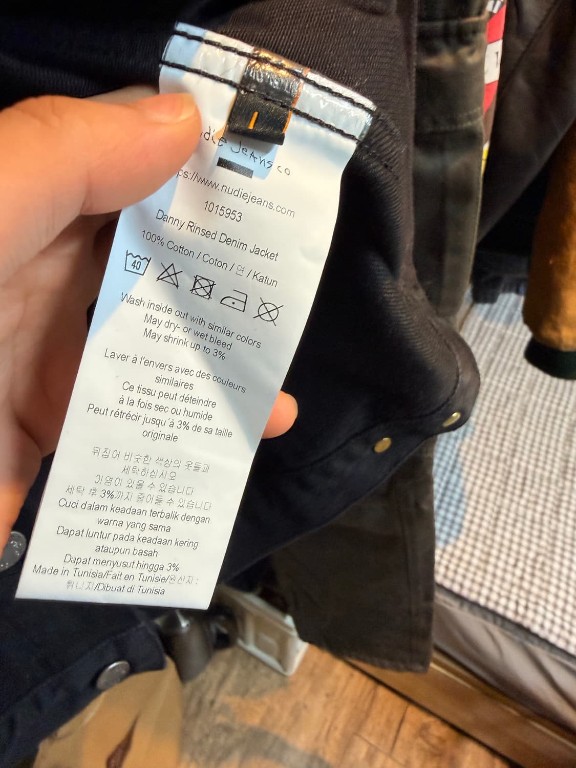 누디진 3세대 트러커 자켓 L 상품이미지5