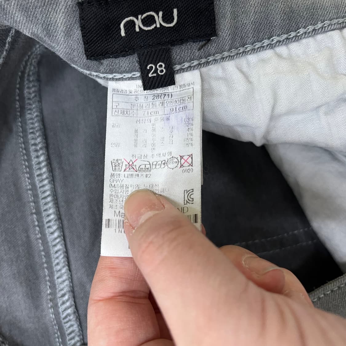 28 빈티지 여성 데님 청바지 0331M 상품이미지3