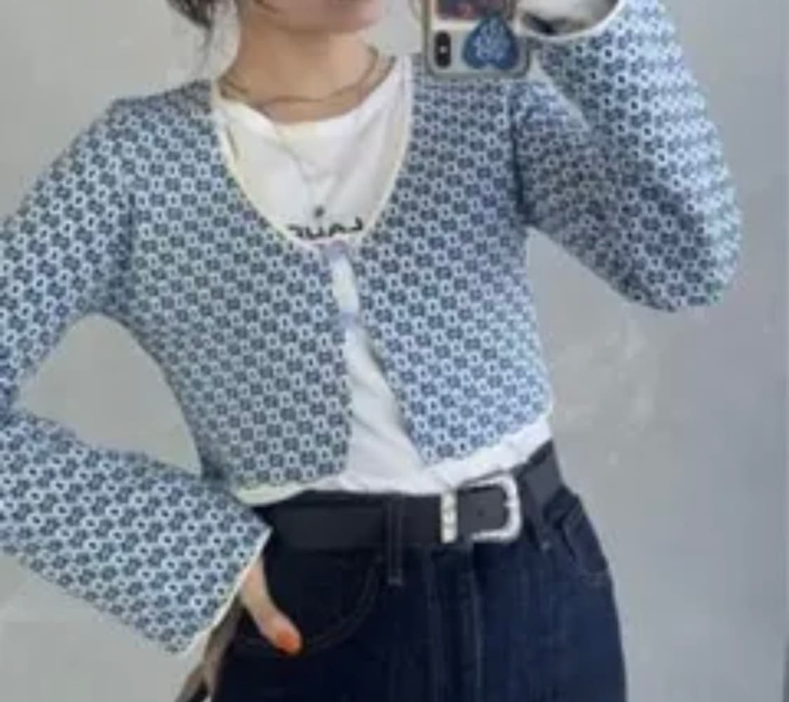 자라 크롭 가디건 55~66 상품이미지3