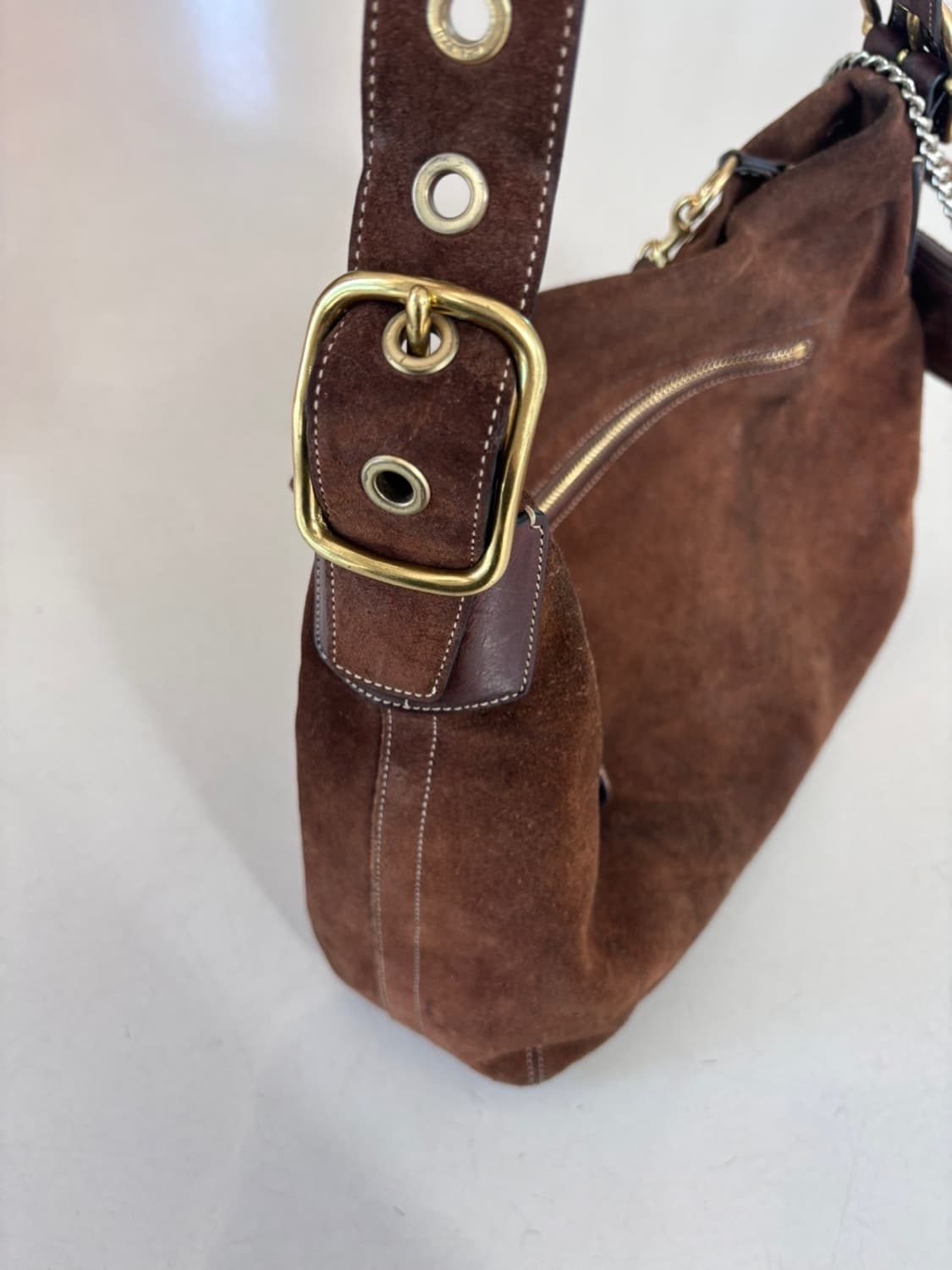 Vintage Old Coach Suede Bag 상품이미지5