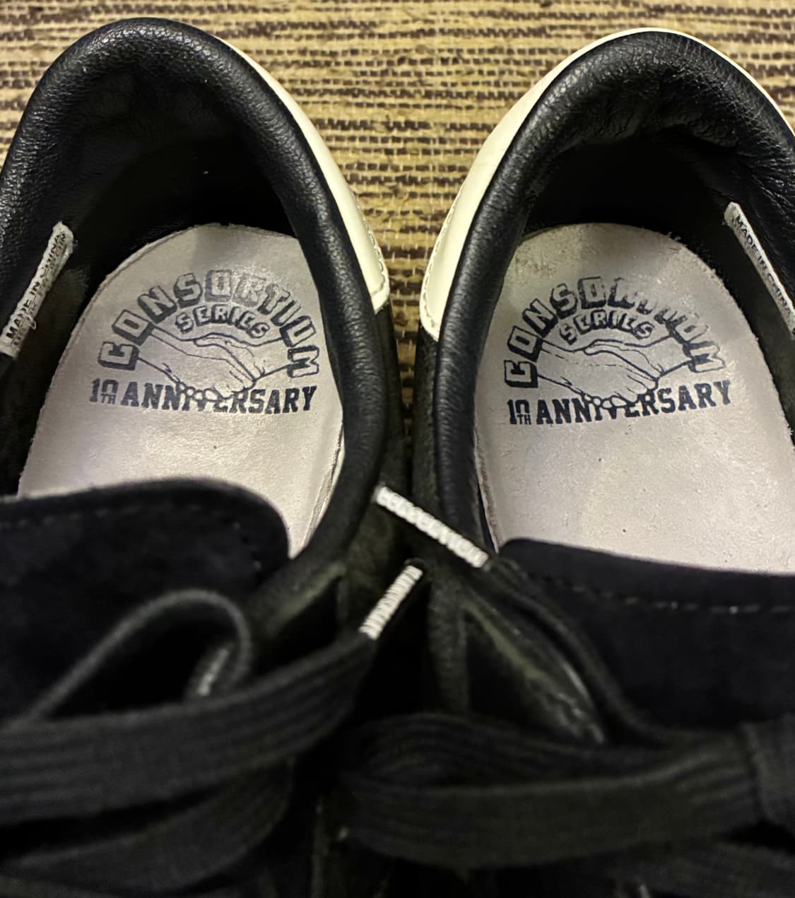 (260)아디다스 컨소시엄 10th 빈티지 슈퍼스타 스니커즈 블랙  상품이미지8