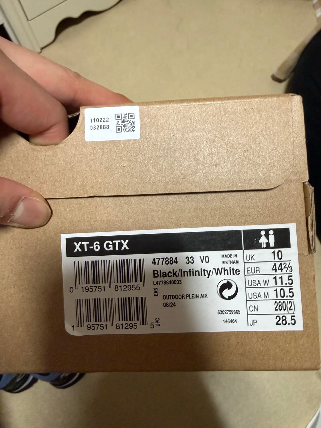 살로몬 XT-6 고어텍스 블랙 인피니티 상품이미지8