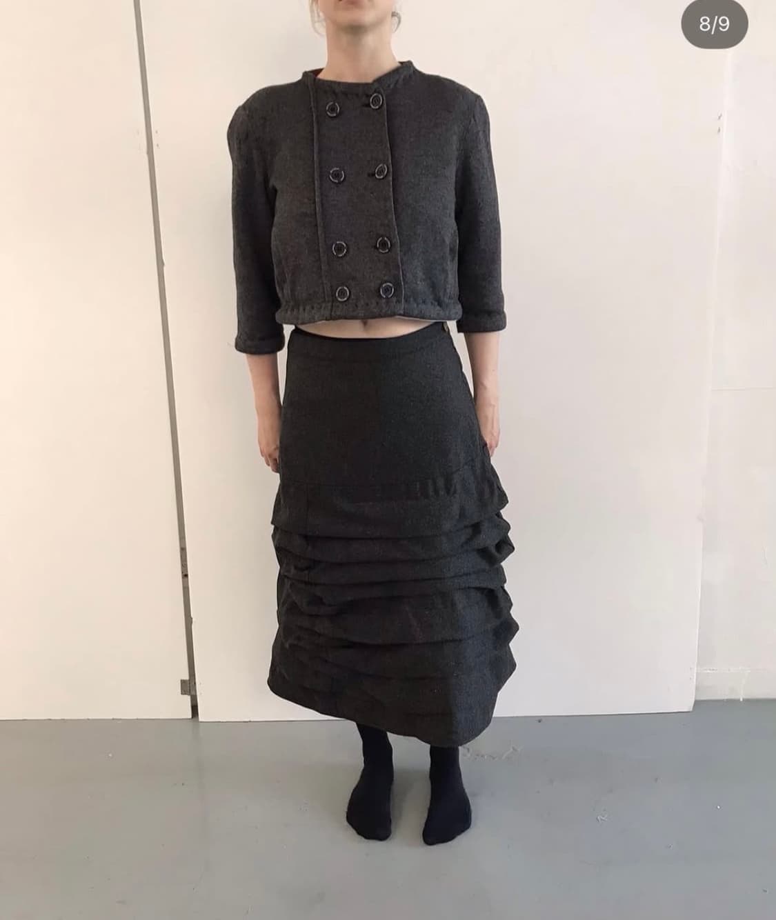 에옹쓰 classic aged wool cardigan 상품이미지3