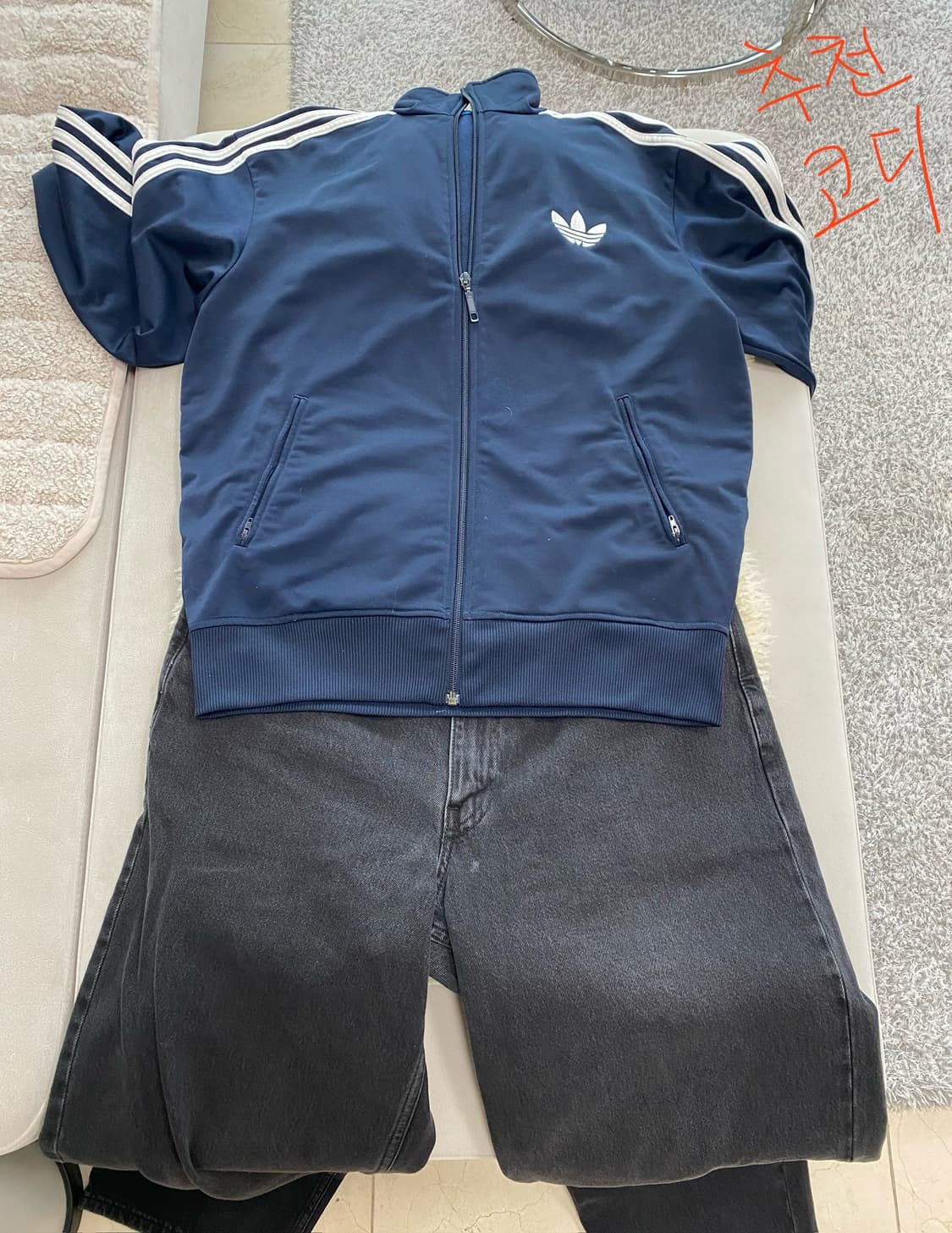 아디다스 져지 저지 파이어버드 xl 105 빈티지 집업 상품이미지6