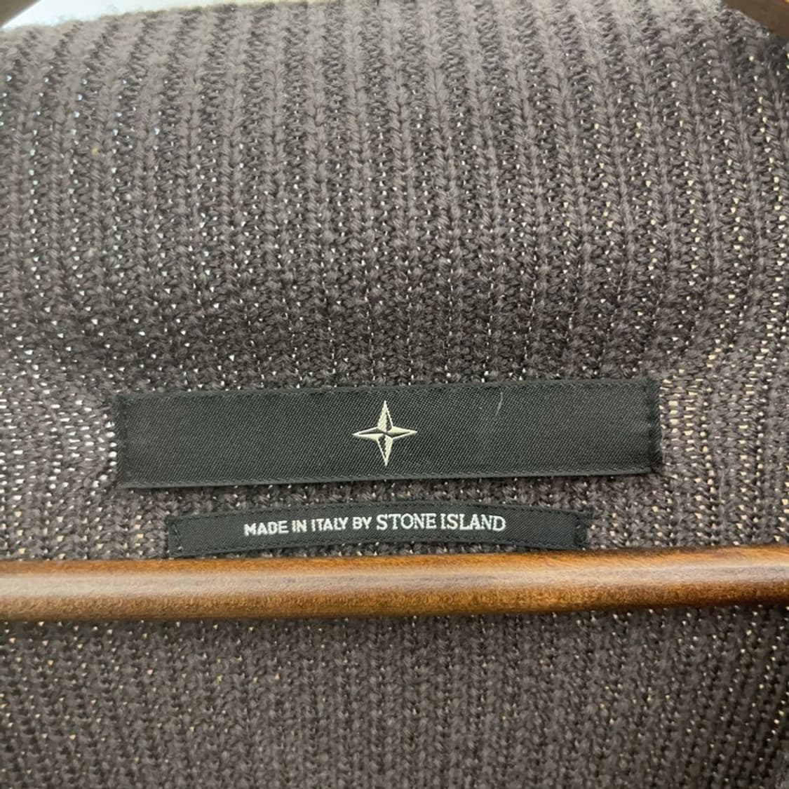 스톤아일랜드 캐주얼 모던시크 반집업 울 니트 XL C08733 상품이미지5