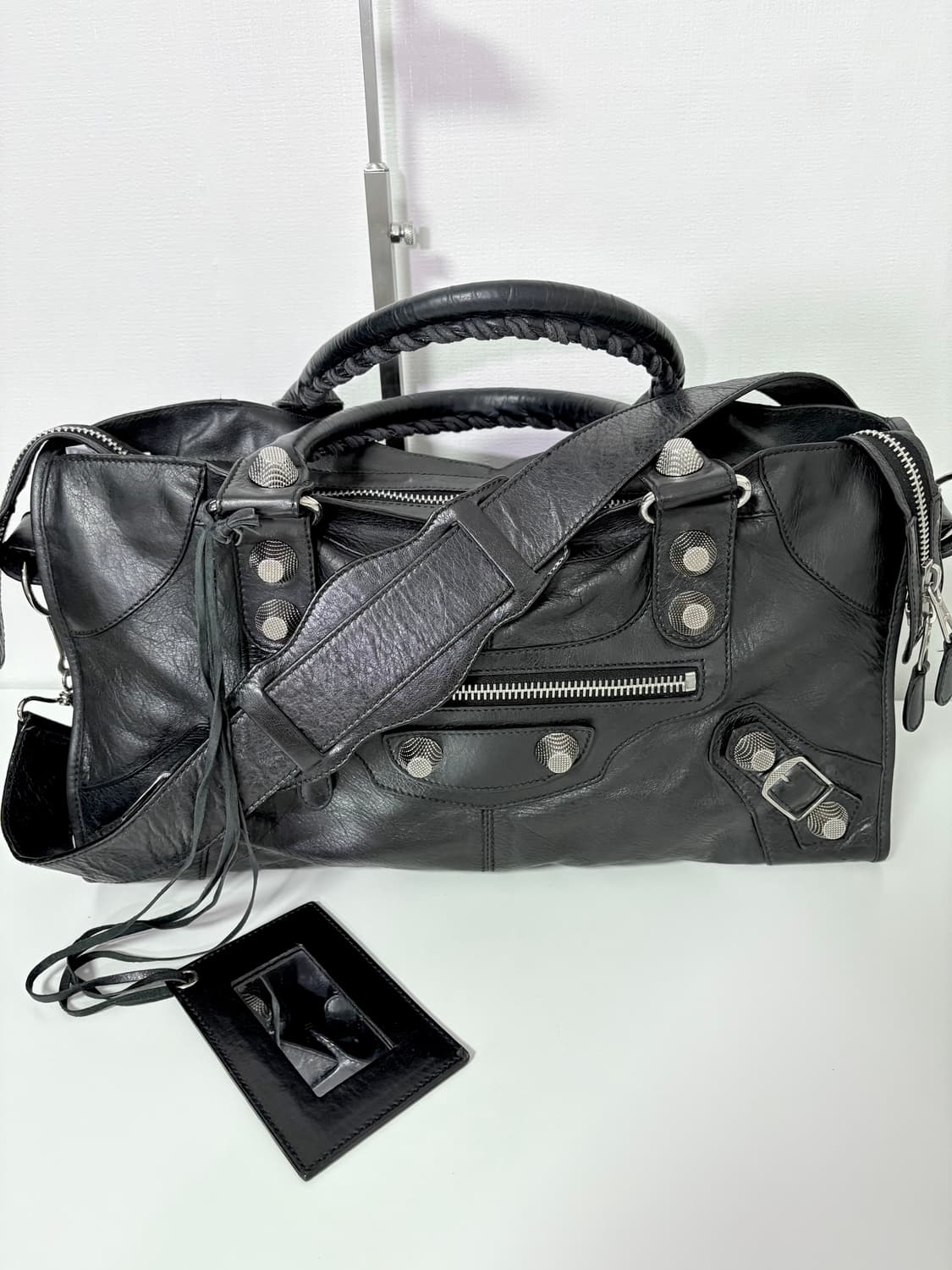 발렌시아가 자이언트 파트타임 모터 블랙 상품이미지6