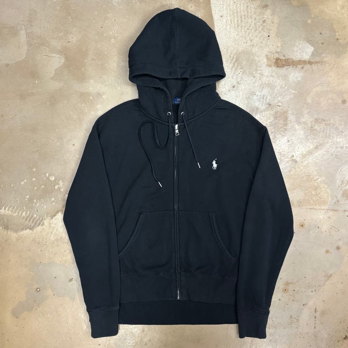 S 폴로랄프로렌 블랙 기모 후드집업 상품이미지2