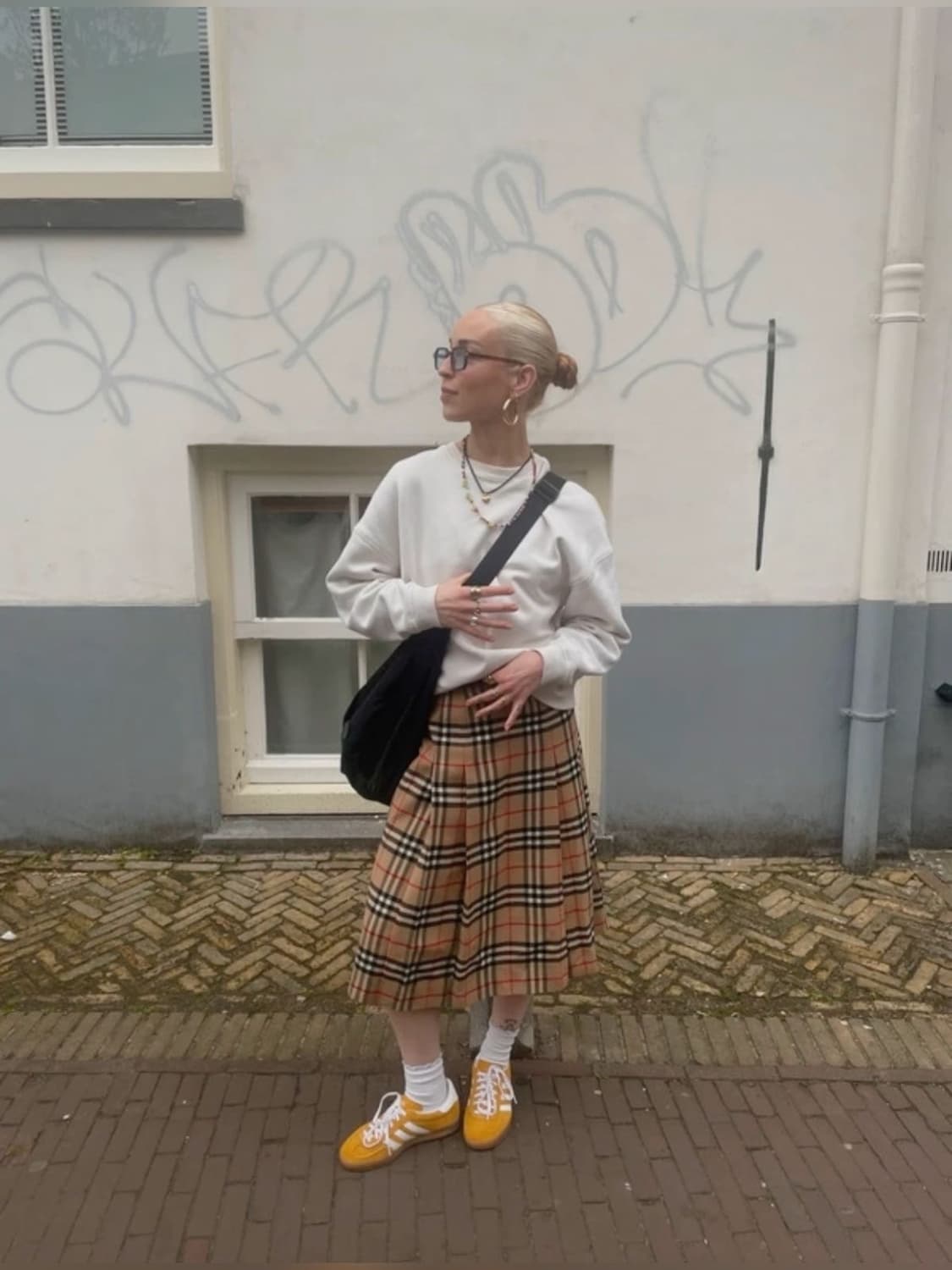 버버리 잉글랜드 울 플리츠 스커트  상품이미지2