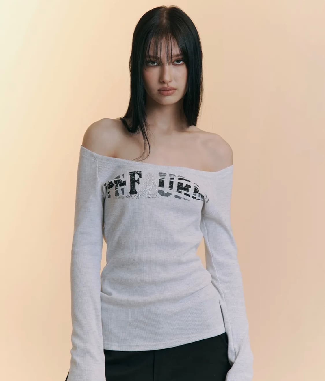 플리즈노팔로우 플노팔 Jules Long Sleeve Top (White 상품이미지1