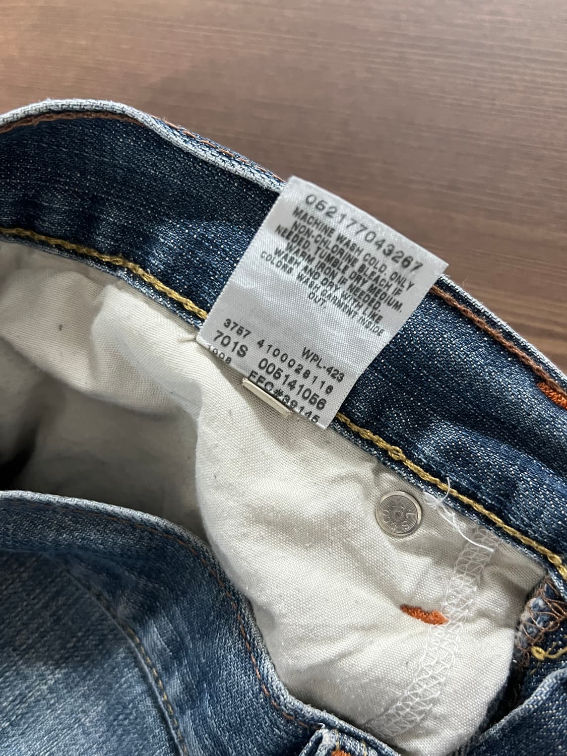 00s Levis 리바이스 514 슬림 스트레이트 데님 팬츠 상품이미지7