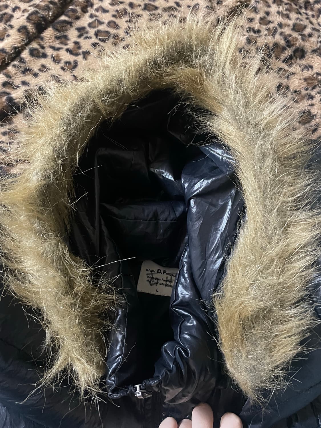 일본 빈티지 유광 패딩 상품이미지3