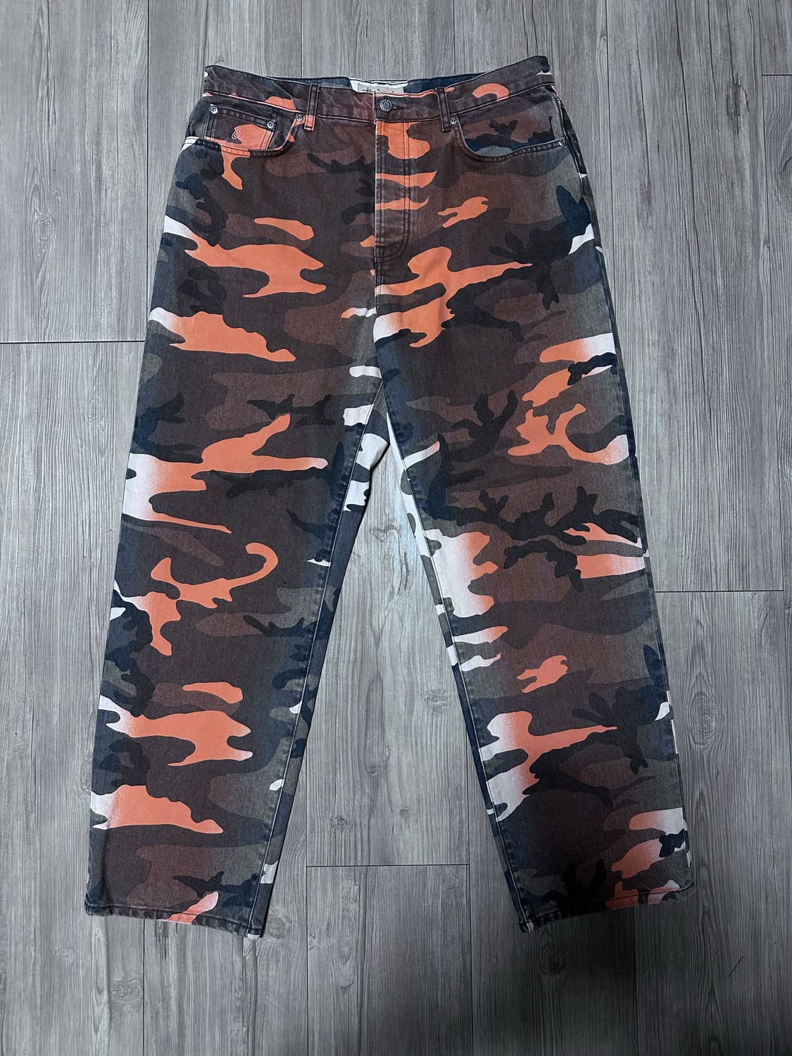 스투시 스프레이 다이 빅 올 진 오렌지 카모 32 상품이미지1