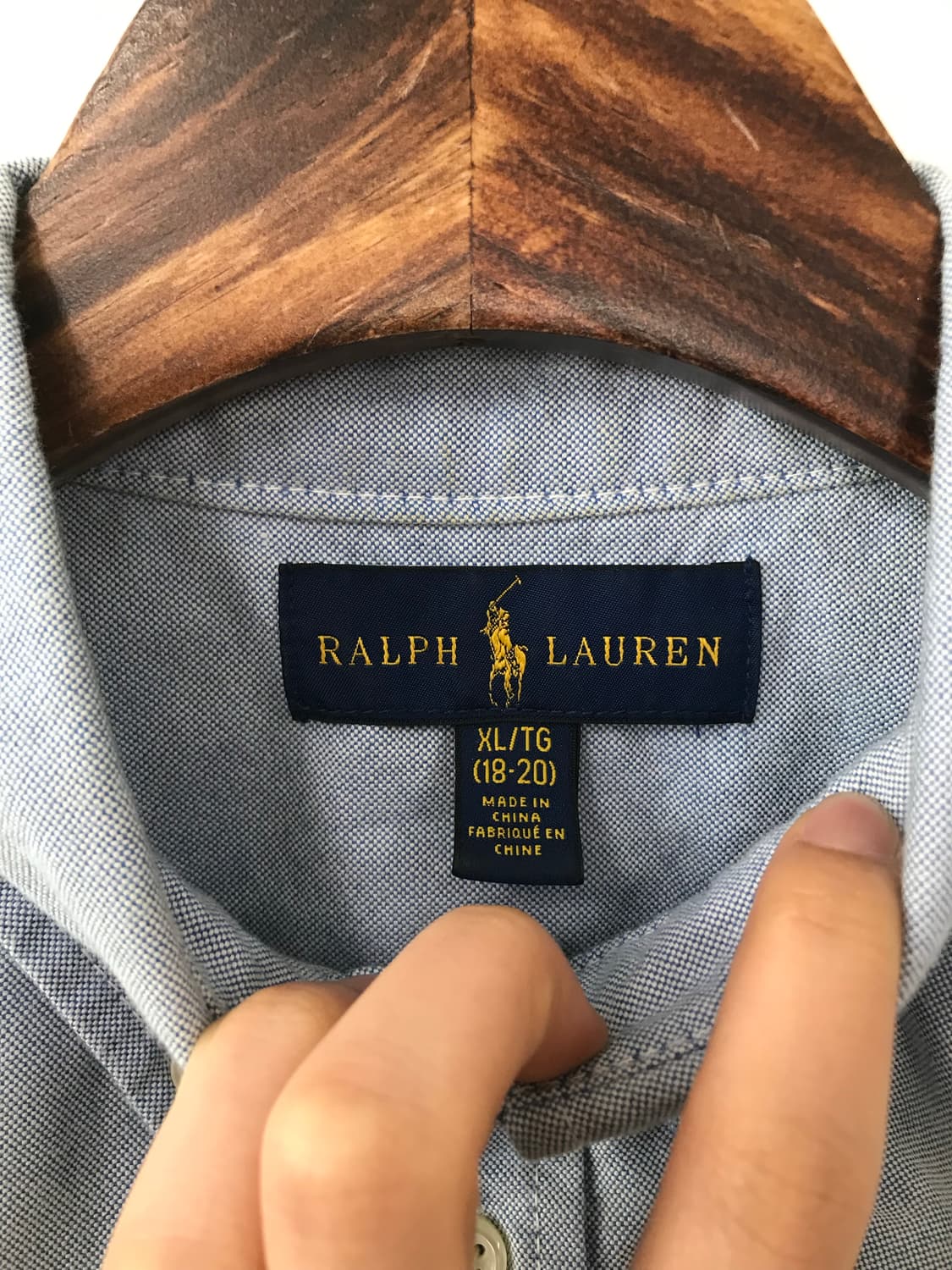 폴로 랄프로렌 네이비 포니 플래그 반팔 셔츠 상품이미지6