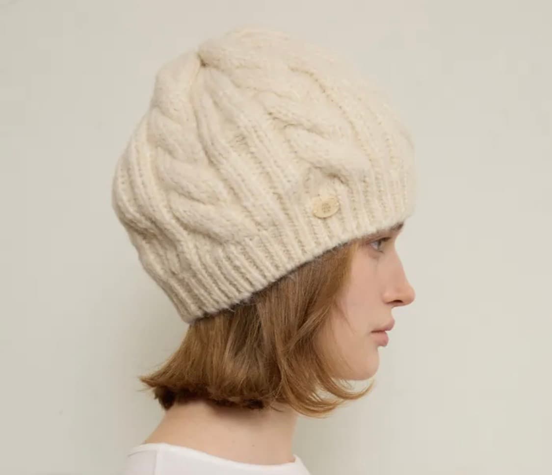 펀프롬펀 CABLE KNIT BERET 상품이미지2