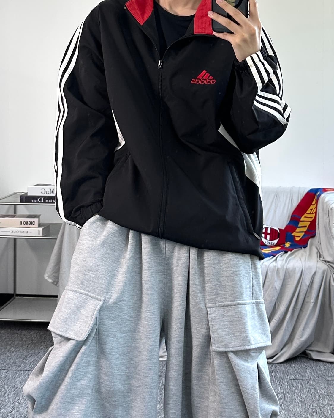 아디다스 프레데터 바람막이 자켓 XL 상품이미지3