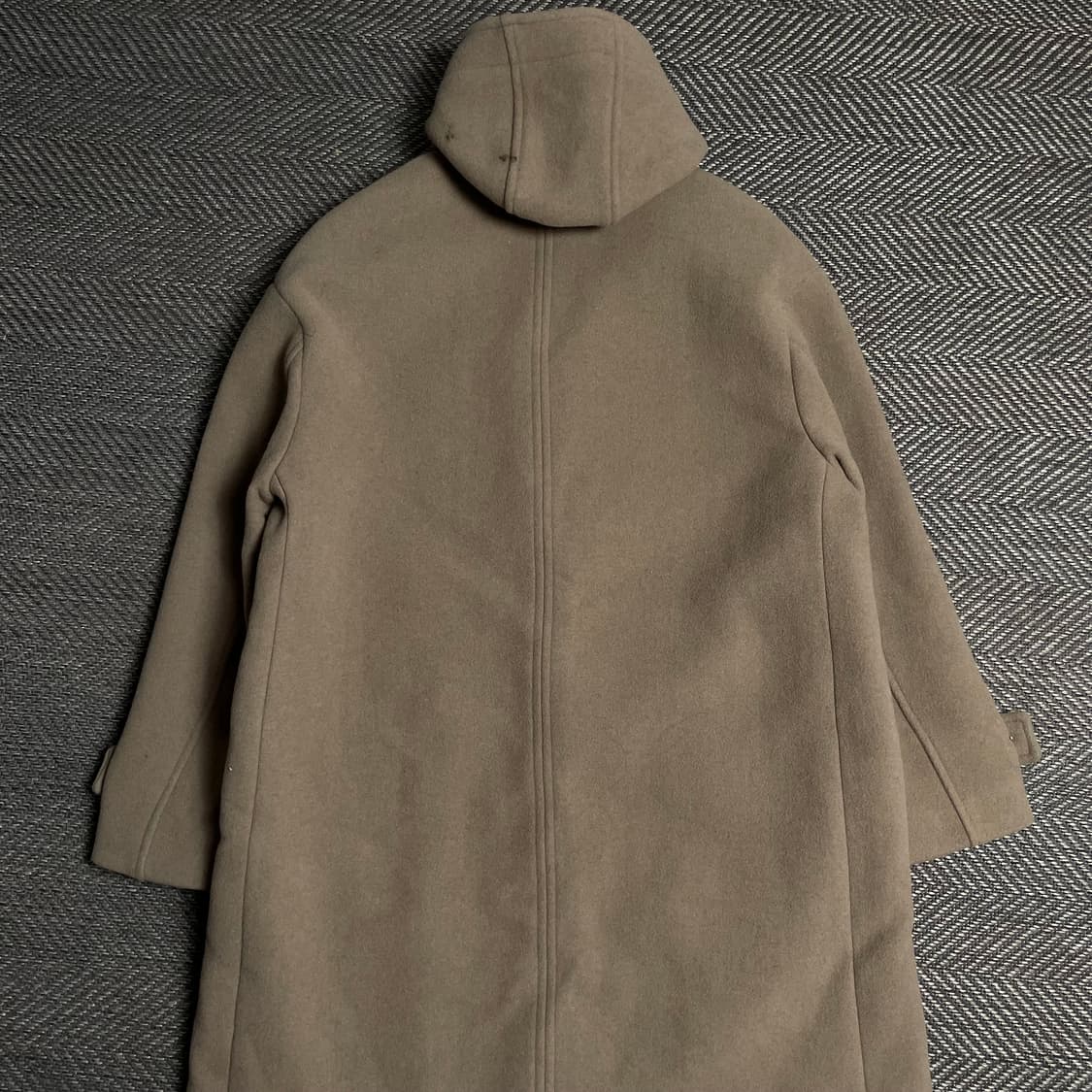 커스텀 어클락 아메카지 박시핏 더플 모직 롱 코트y 5154 상품이미지6