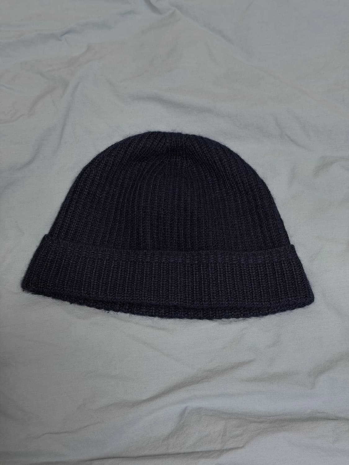 리저렉션 플레인 니트 캡 네이비 상품이미지2