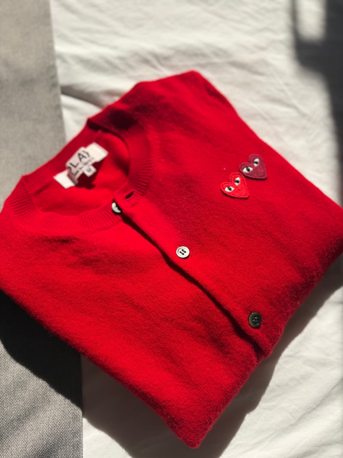 여자) 꼼데가르송 더블와펜 가디건 M 상품이미지1