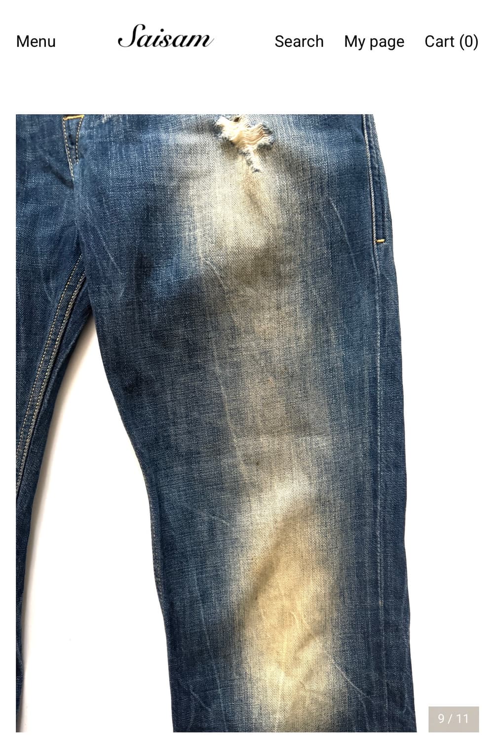 사이삼 Saisam 디젤 데님 팬츠 상품이미지5