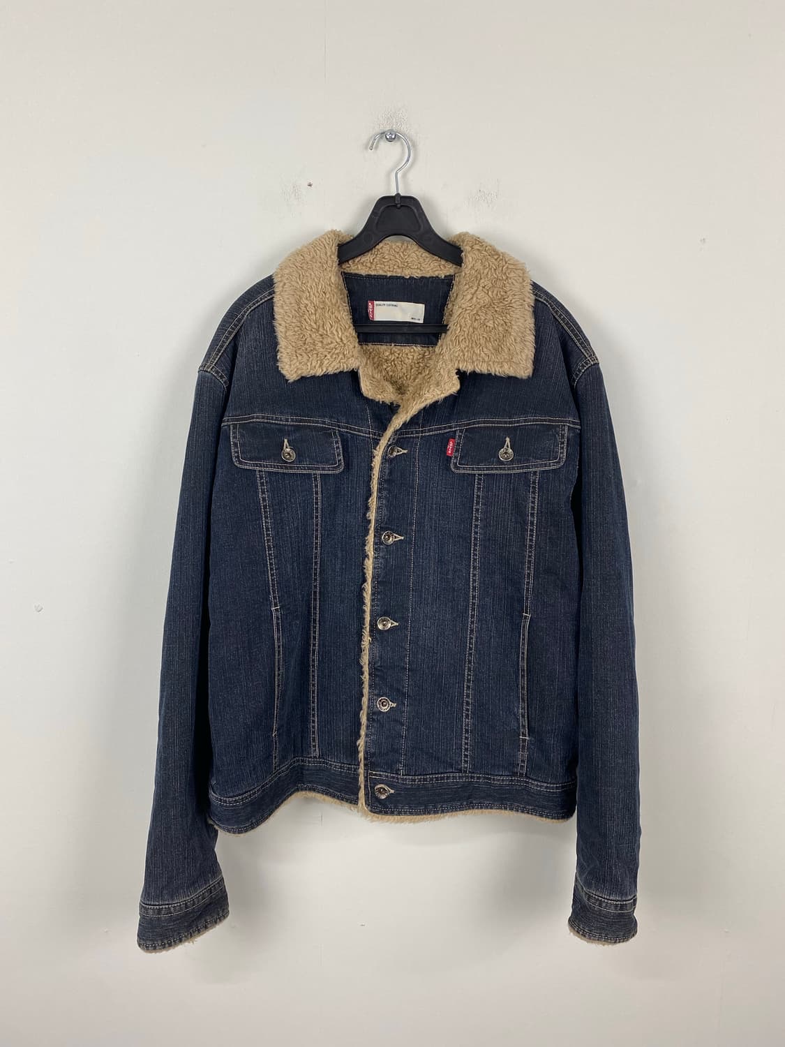 리바이스 레드탭 양털 쉐르파 트러커 데님 자켓 L 상품이미지1