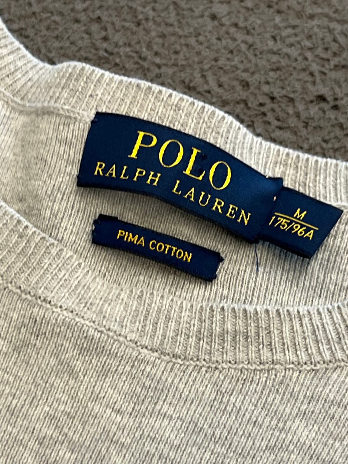 폴로 랄프로렌 피마코튼 니트 처분  상품이미지3