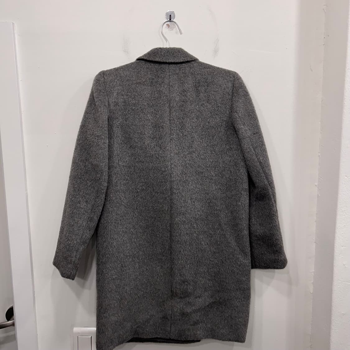 잇미샤 알파카 모헤어 히든버튼 카라 롱코트 상품이미지5