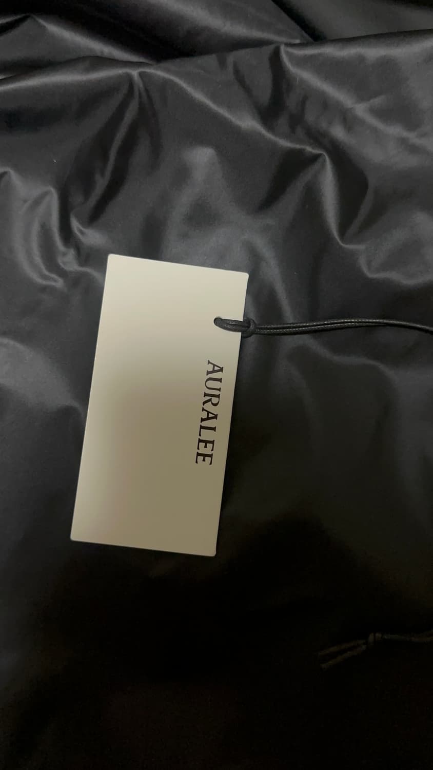 오라리 하드 트위스트 집업 블루종 (폴리에스터 사틴 라미네이트 집) 상품이미지7