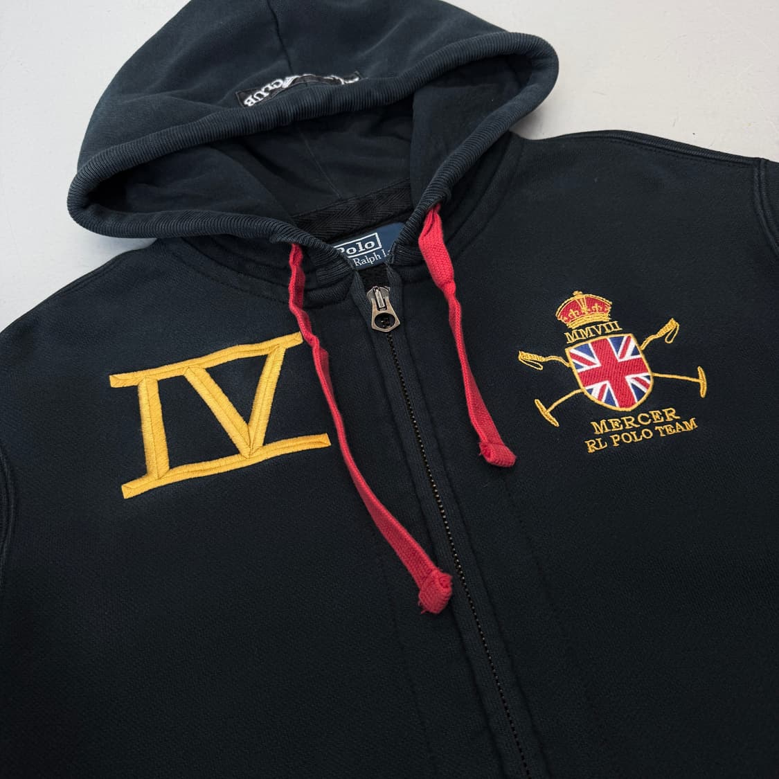 폴로 헤비웨이트 mercer team 투웨이 후드집업 상품이미지3