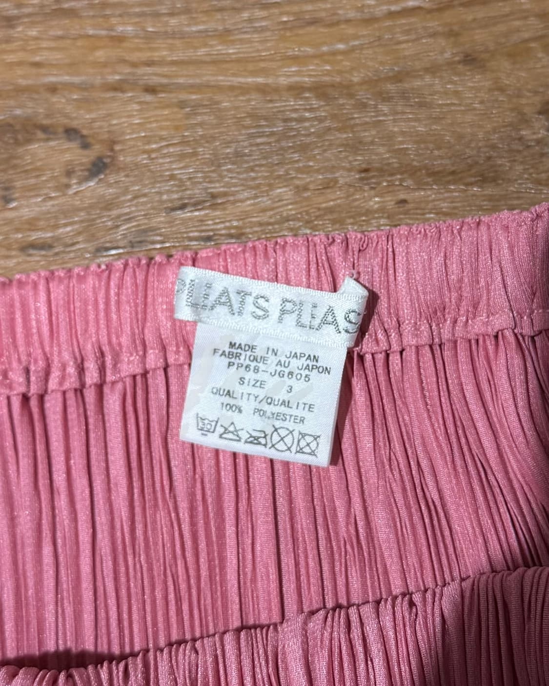 플리츠 플리즈 핑크 롱슬리브 셔츠/ 밴딩 롱 스커트 셋업 상품이미지9