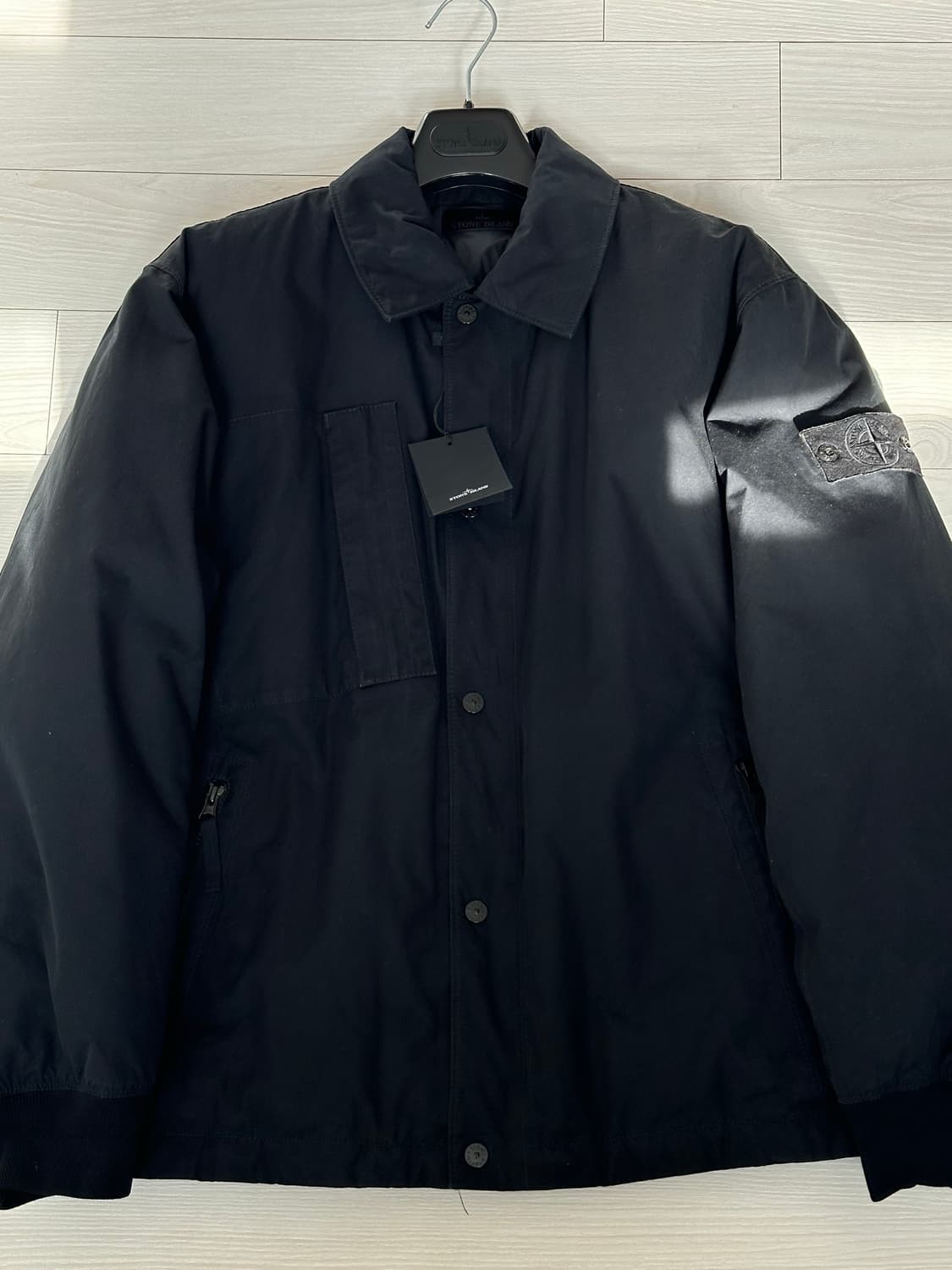 스톤아일랜드 고스트피스 O-ventile 다운 패딩 L(105) 블랙 상품이미지5