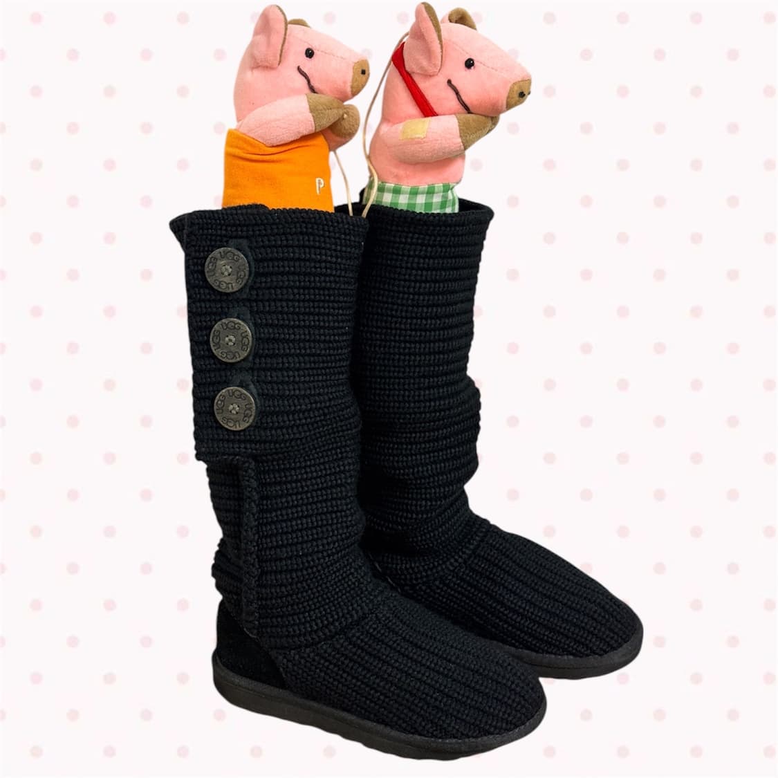 UGG사의 클래식 카디 니트 부츠 BK (220) 상품이미지1