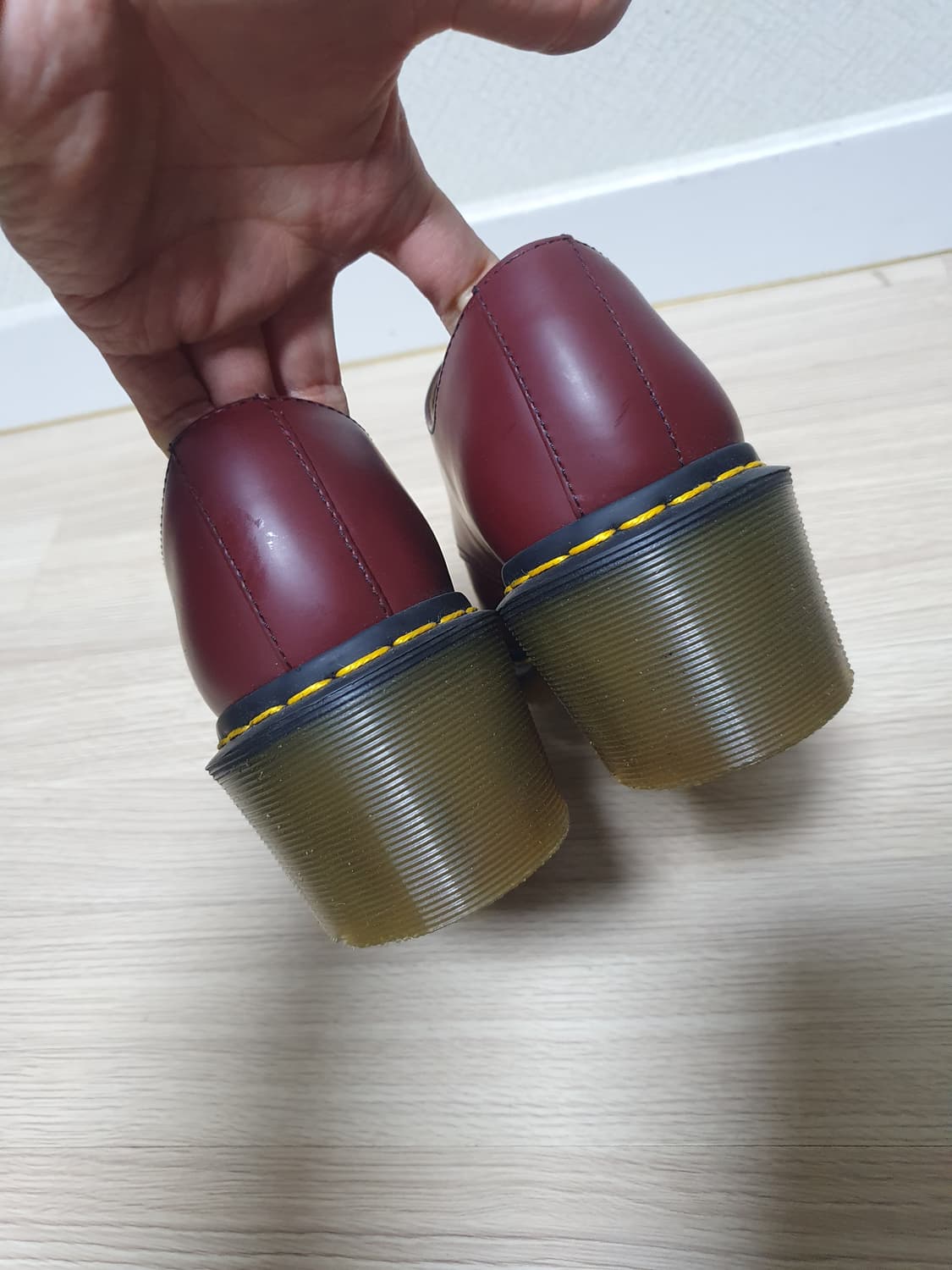 닥터마틴 체리레드 아모리 힐 슈즈 250~55 상품이미지6