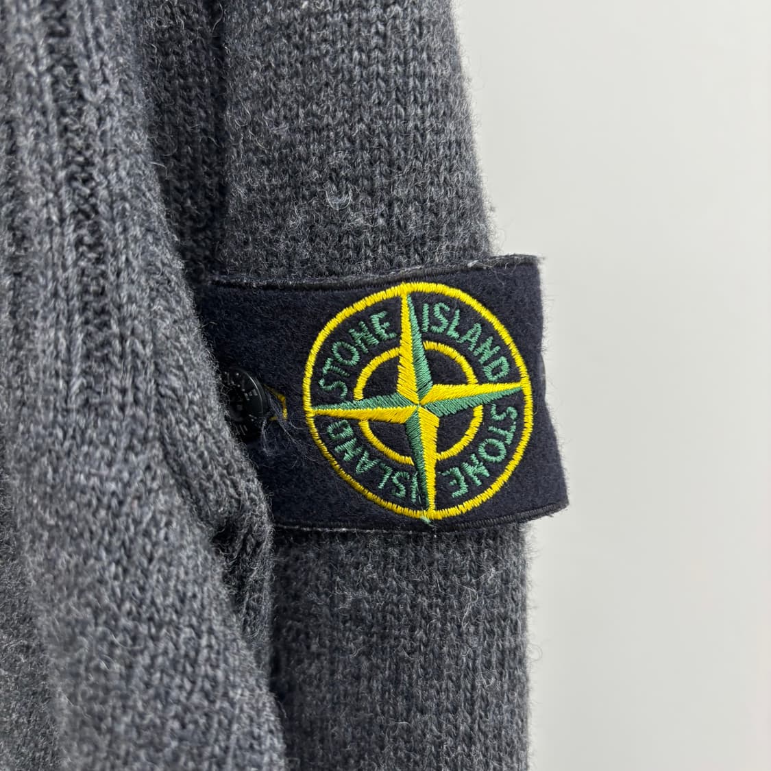 [M]스톤아일랜드 니트 울 후드집업 상품이미지2