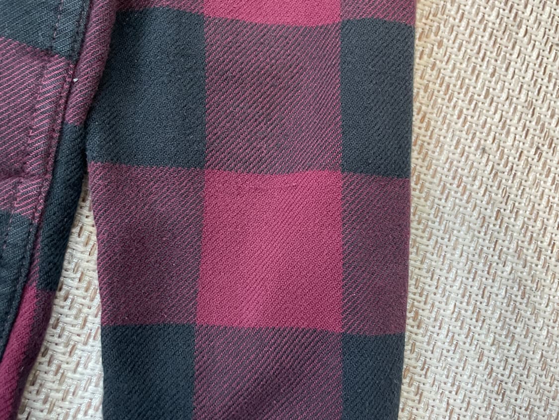 리바이스 버건디 체크 웨스턴 셔츠  J03844 상품이미지6