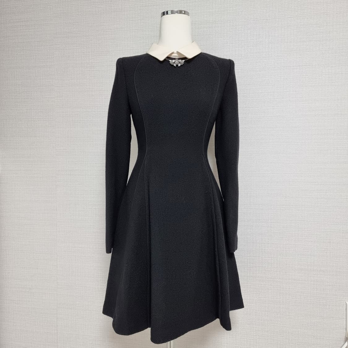 린 LYNN 르꼴레뜨 울89혼방 원피스 (55) 새상품 /정가39만9천 상품이미지1