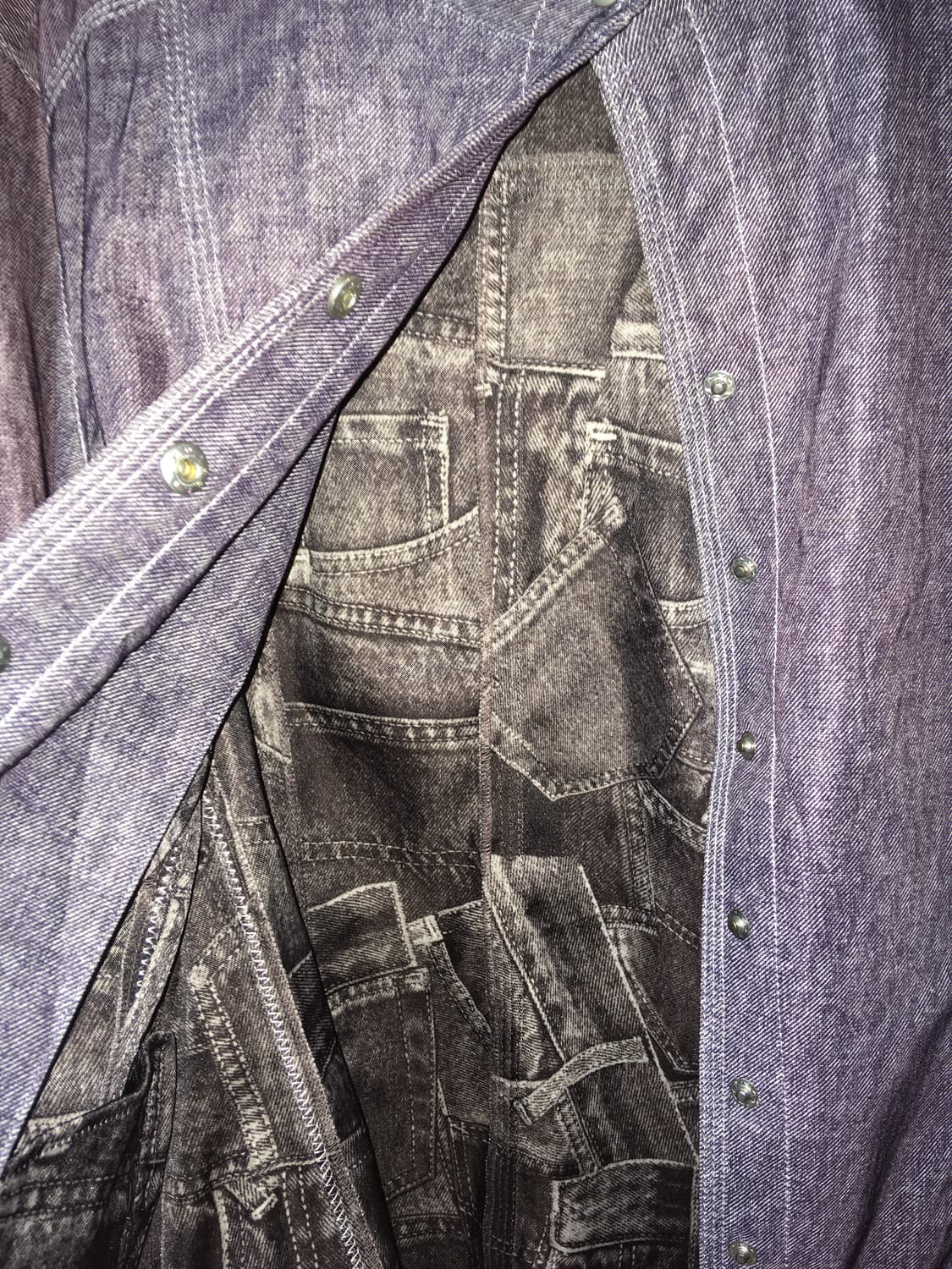 빈티지 퍼플 워싱 자켓 상품이미지1