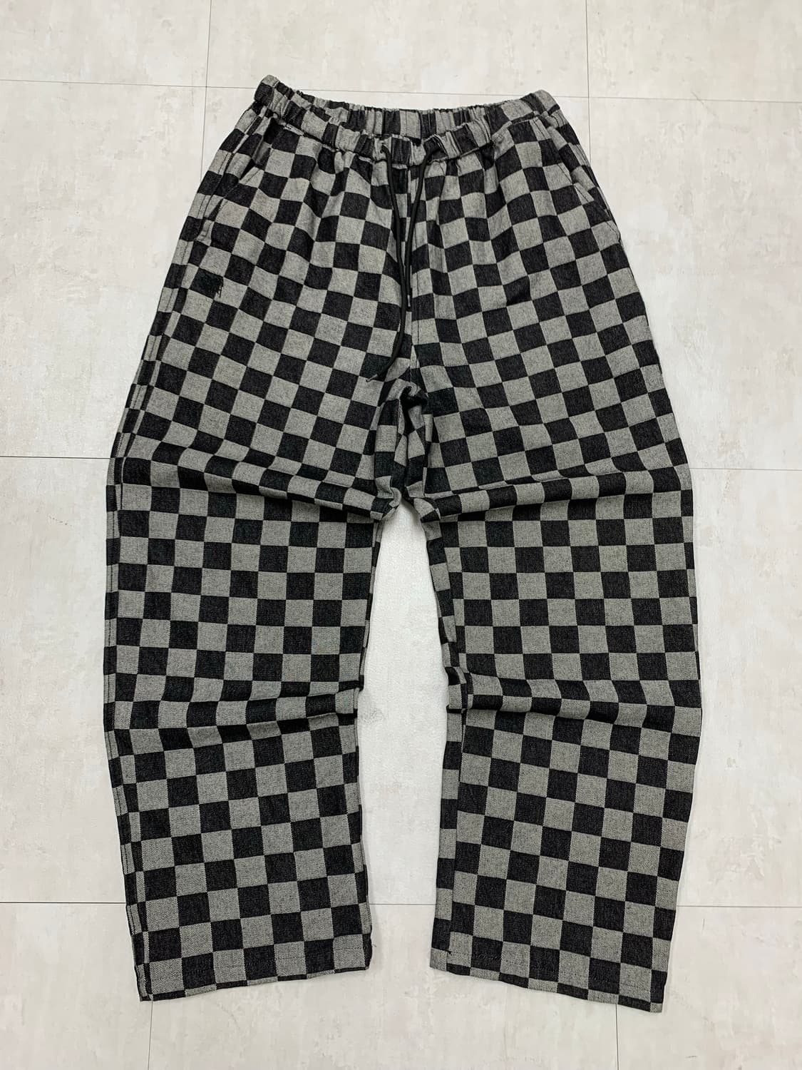 Brown breath 체크 벌룬 팬츠 #601 상품이미지1