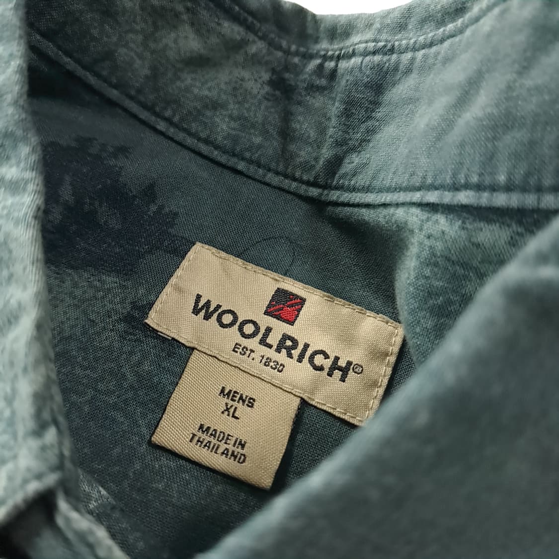 CK219 XL 울리치 90s 00s 미스틱그린 보트 셔츠 남방 상품이미지3