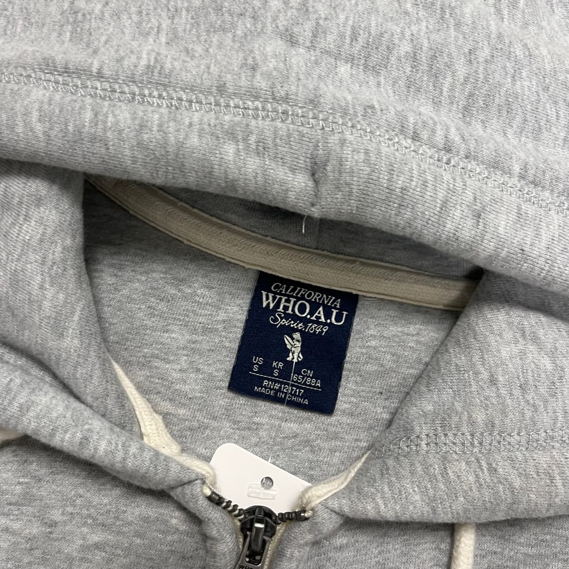 Who.A.U two-way zip-up hoodie 상품이미지5