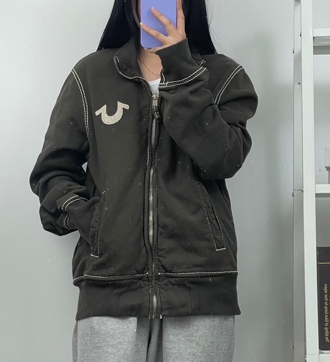 [M] 트루릴리전 y2k 집업 상품이미지1