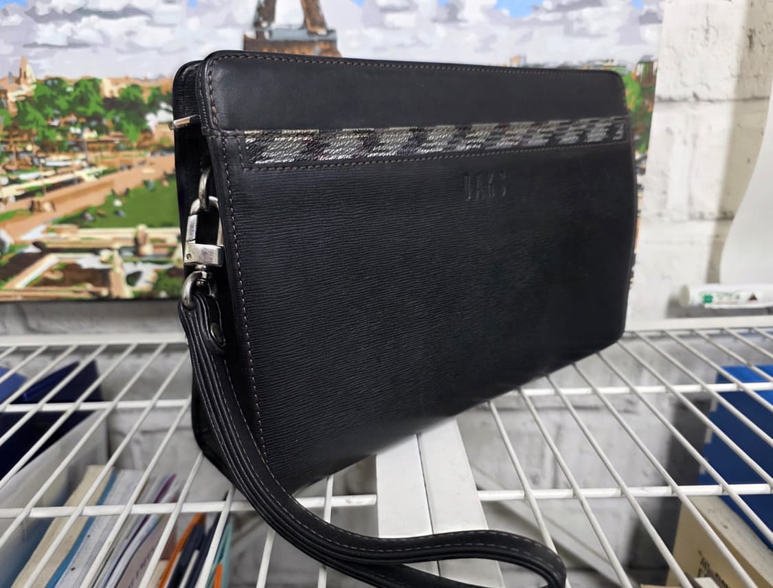 닥스 남성가방 클러치백 한줄체크 맨스백 세컨백 일수가방 BF13 상품이미지5