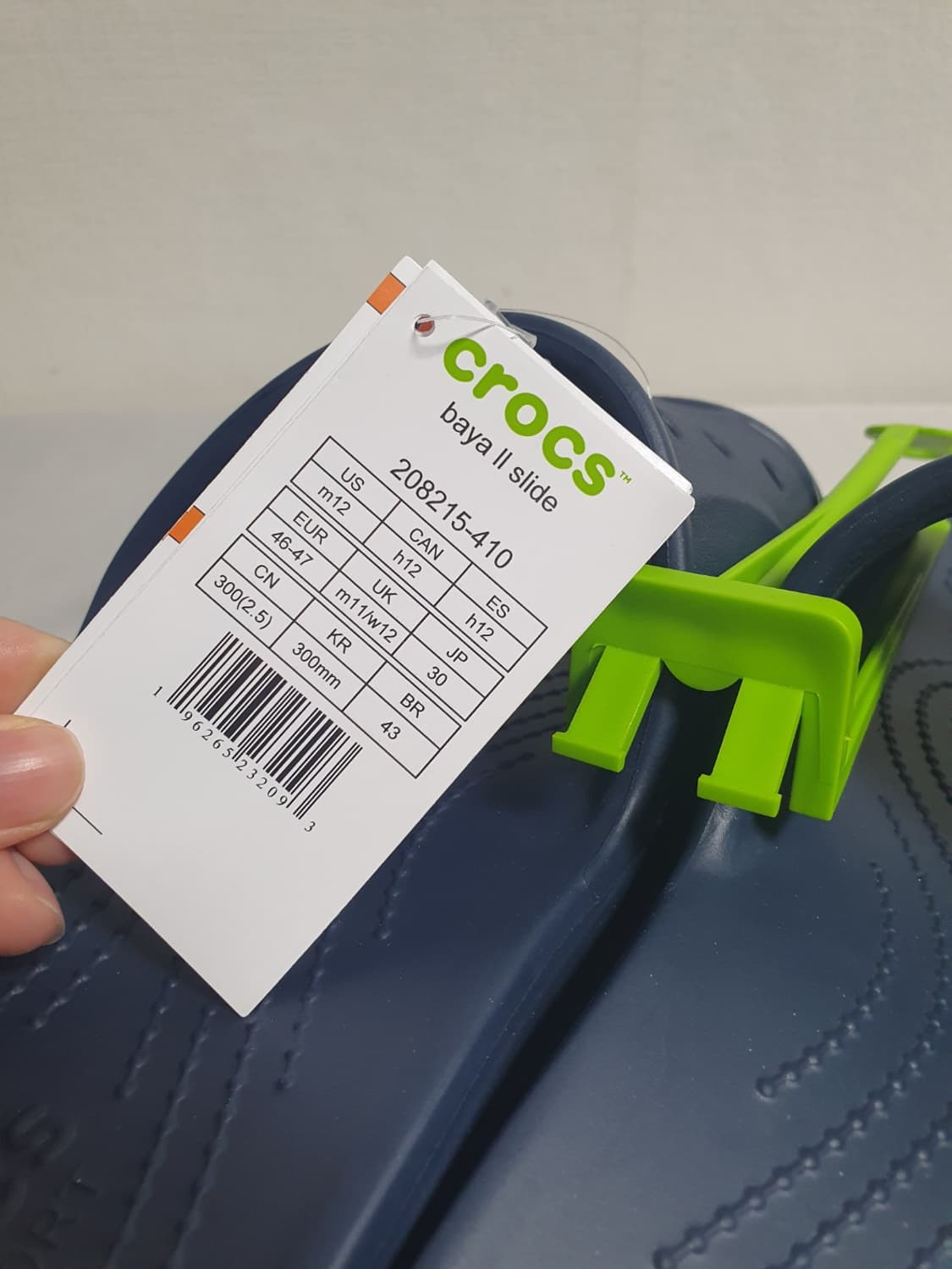 크록스 바야2 슬라이드 네이비 300mm 새상품 빅사이즈 슬리퍼 상품이미지6