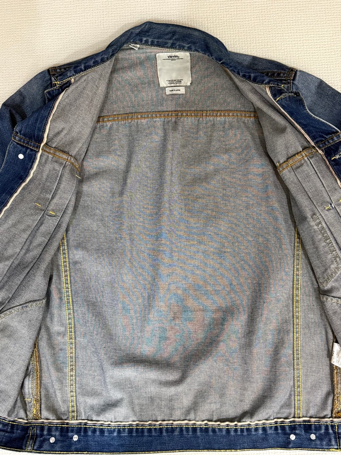 VISVIM F.I.L. 아카이브 데님 자켓 (2011구매) 상품이미지3