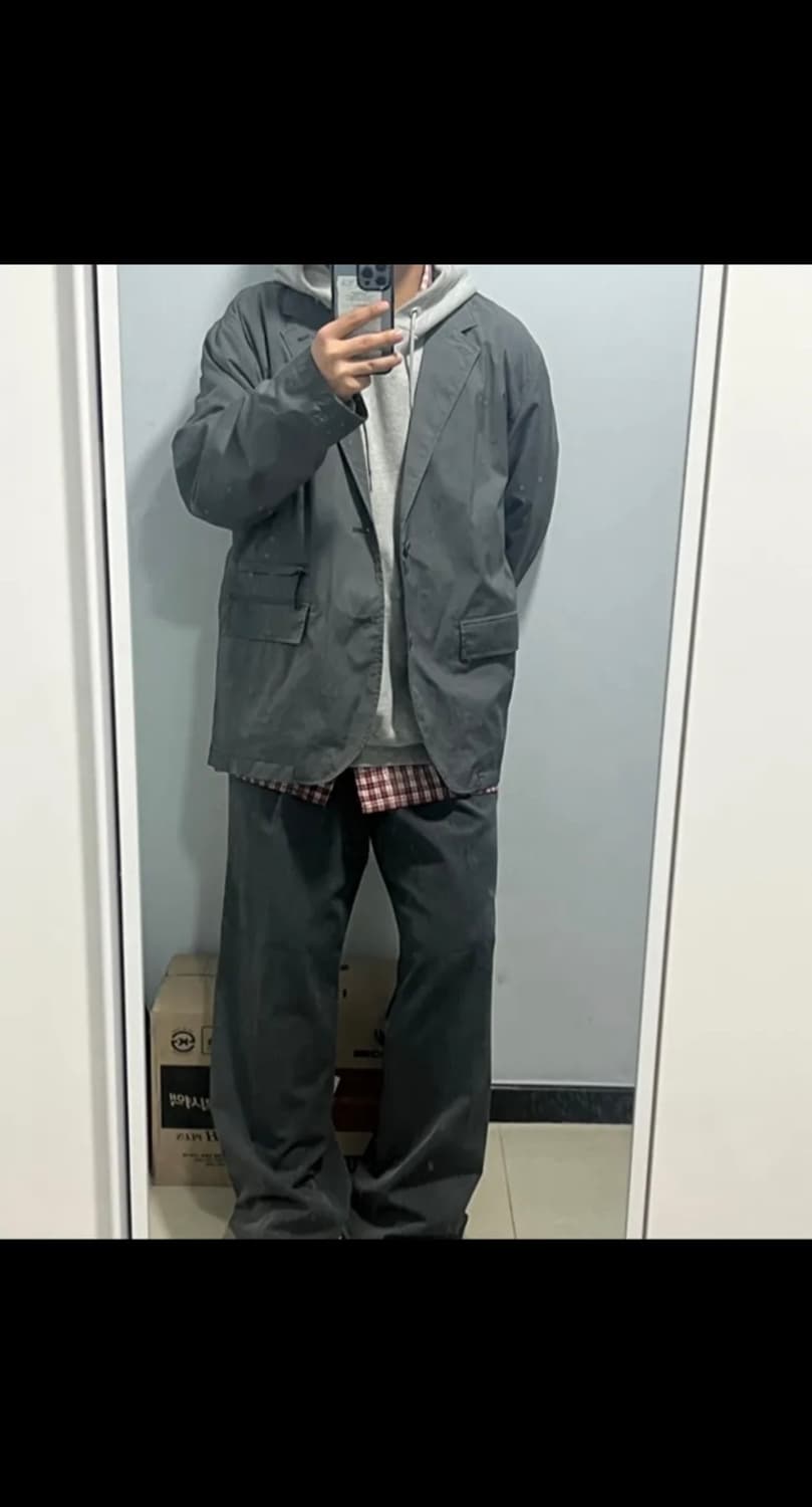 무신사 스탠다드 씨티 레저 CN 릴렉스드 블레이저 상품이미지8