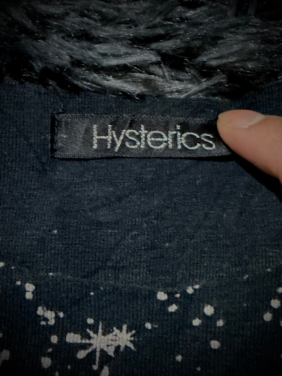 HYSTERIC GLAMOUR 90’s 걸프린팅 우주 패턴 반팔티 상품이미지9