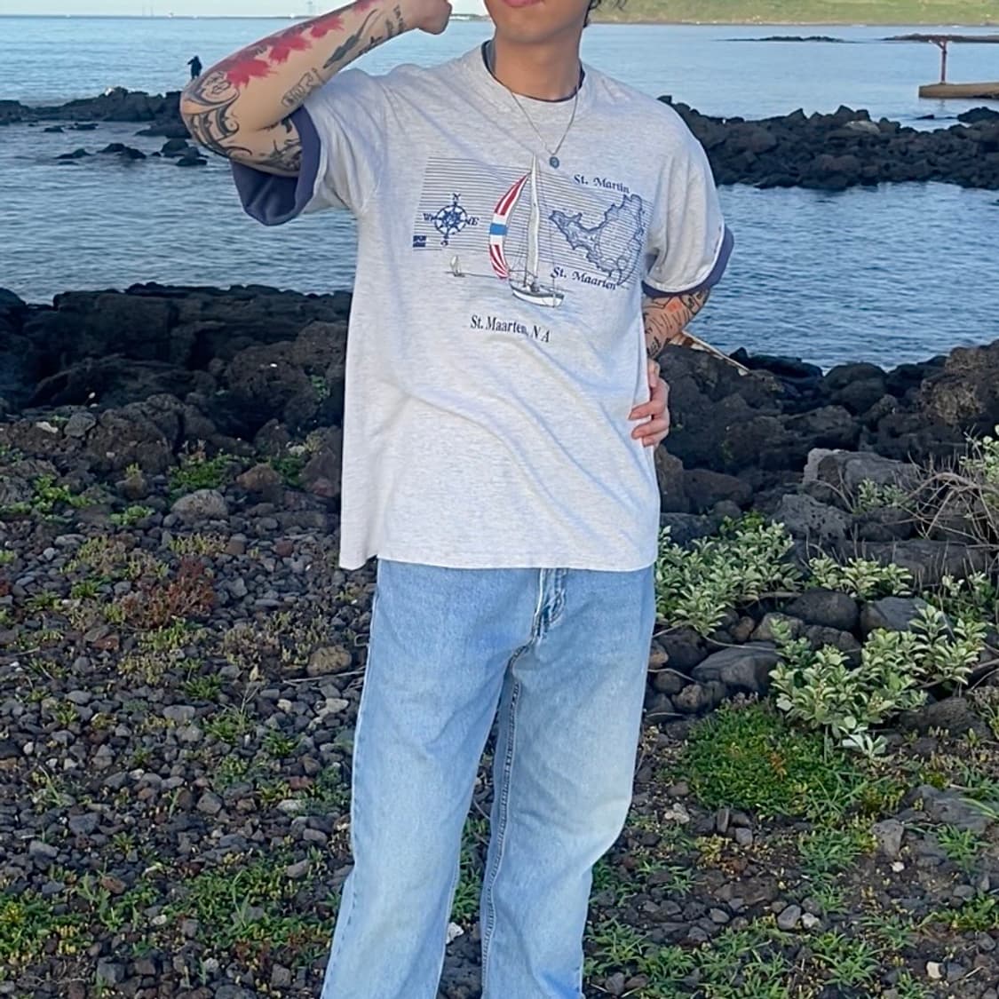 90s USA SCI T-shirts  상품이미지2