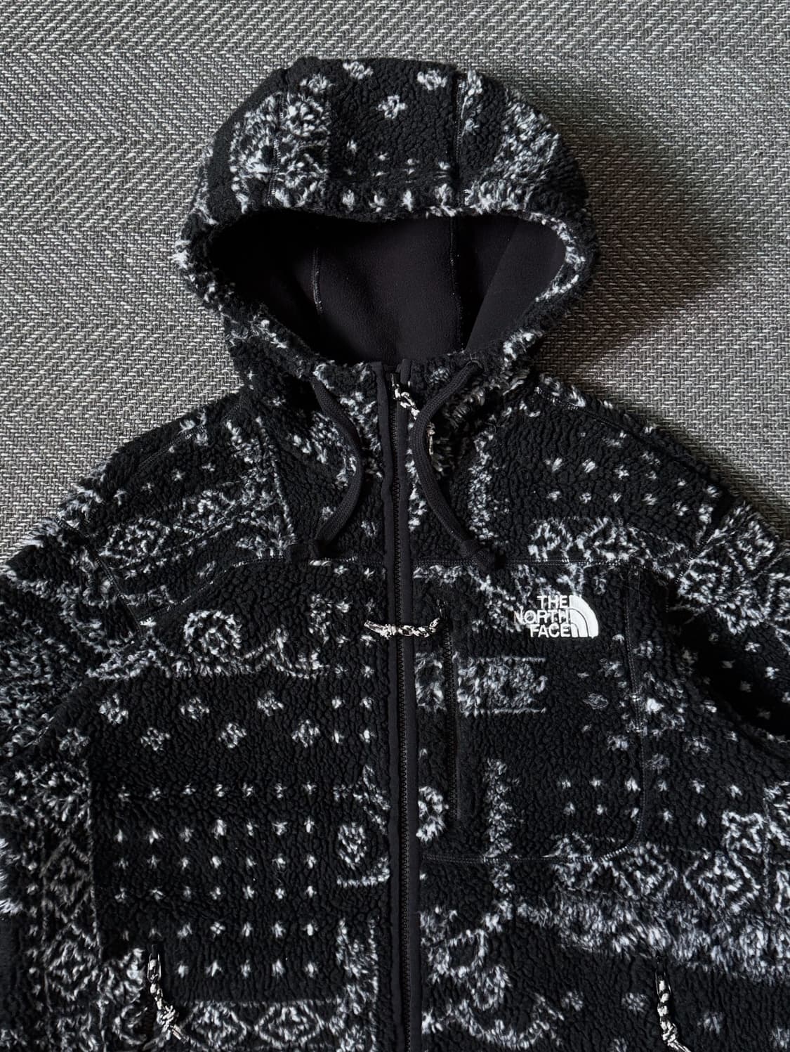 노스페이스 페이즐리 플리스 후드집업 자켓 (100-105) 상품이미지2