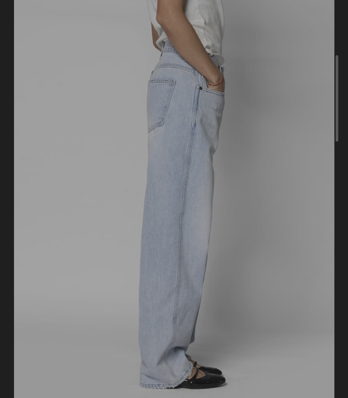 Sixandahalf MID RISE ROUND JEANS 식스앤어하프 상품이미지4